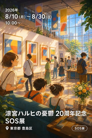 涼宮ハルヒの憂鬱 20周年記念 SOS展