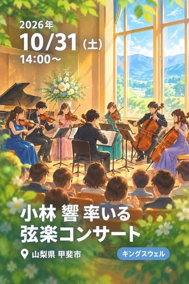 小林 響 率いる 弦楽コンサート