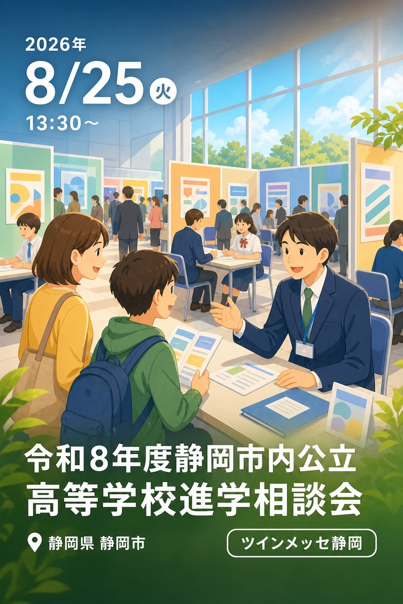 令和8年度静岡市内公立高等学校進学相談会