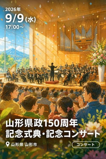 山形県政150周年 記念式典・記念コンサート