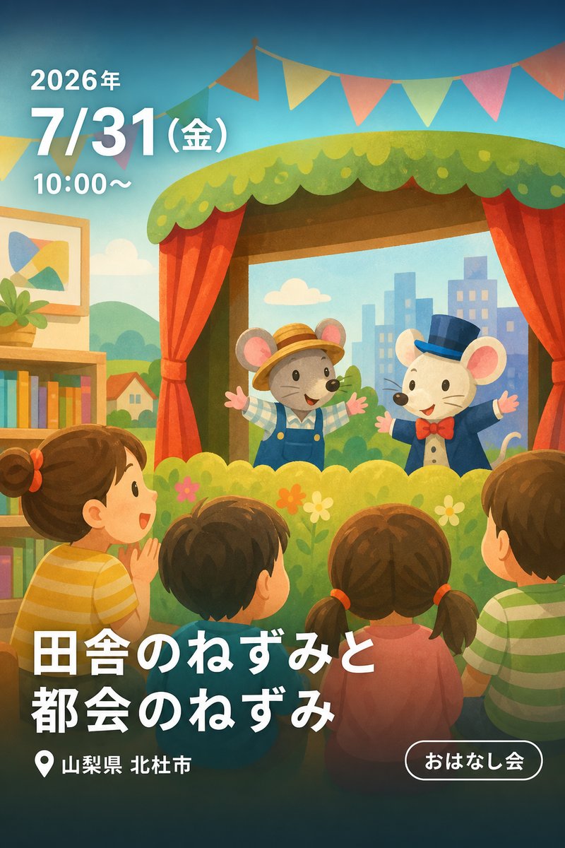 田舎のねずみと都会のねずみ