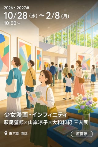 少女漫画・インフィニティ 萩尾望都×山岸凉子×大和和紀 三人展
