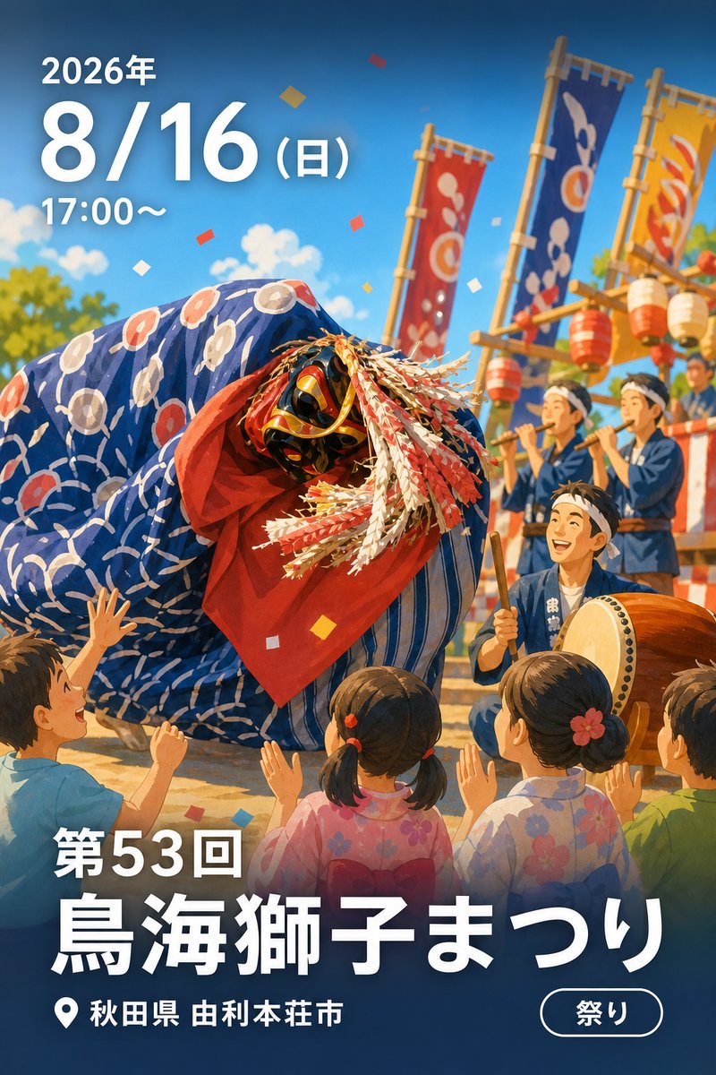 第53回 鳥海獅子まつり