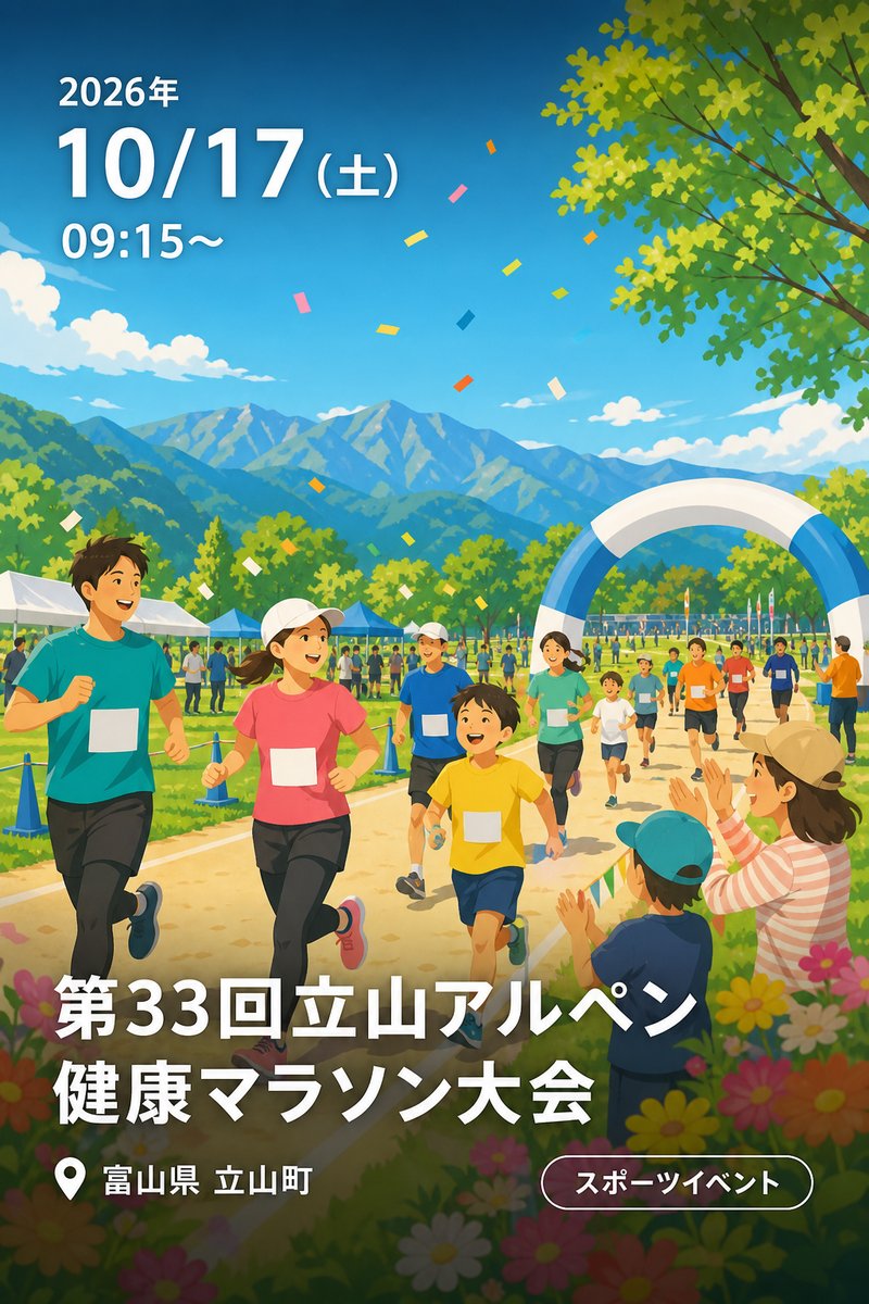 第33回立山アルペン健康マラソン大会