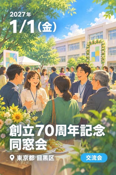 創立70周年記念同窓会