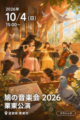 鳩の音楽会 2026 栗東公演