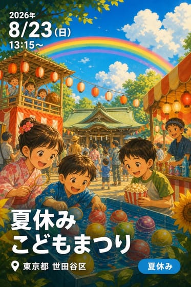夏休み こどもまつり