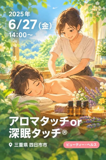 アロマタッチor深眠タッチ®️