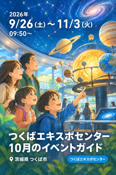 つくばエキスポセンター 10月のイベントガイド