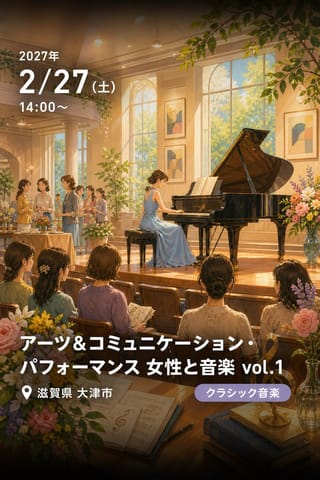 アーツ＆コミュニケーション・パフォーマンス 女性と音楽 vol.1