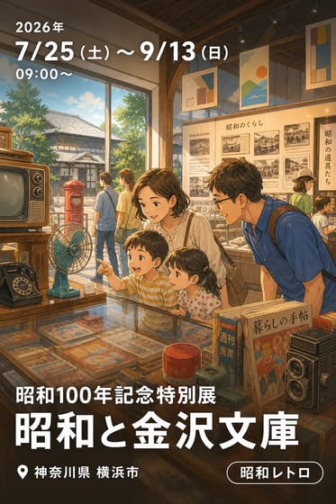 昭和100年記念特別展 昭和と金沢文庫