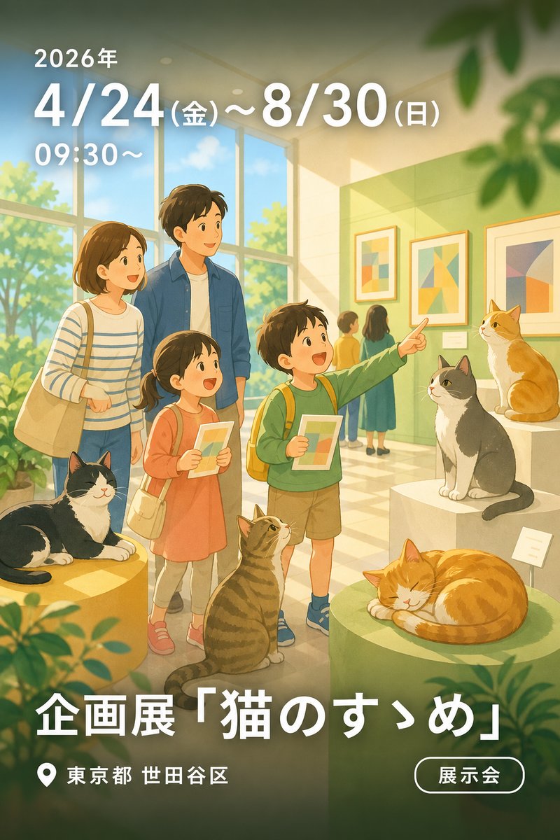 企画展「猫のすゝめ」