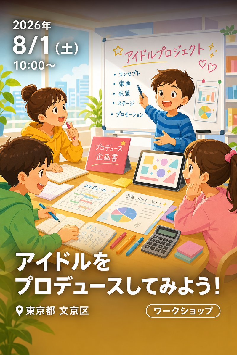 アイドルをプロデュースしてみよう！
