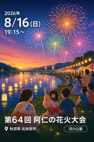 第64回 阿仁の花火大会