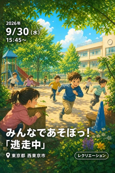 みんなであそぼっ！「逃走中」