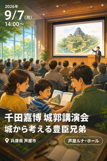 千田嘉博 城郭講演会 城から考える豊臣兄弟