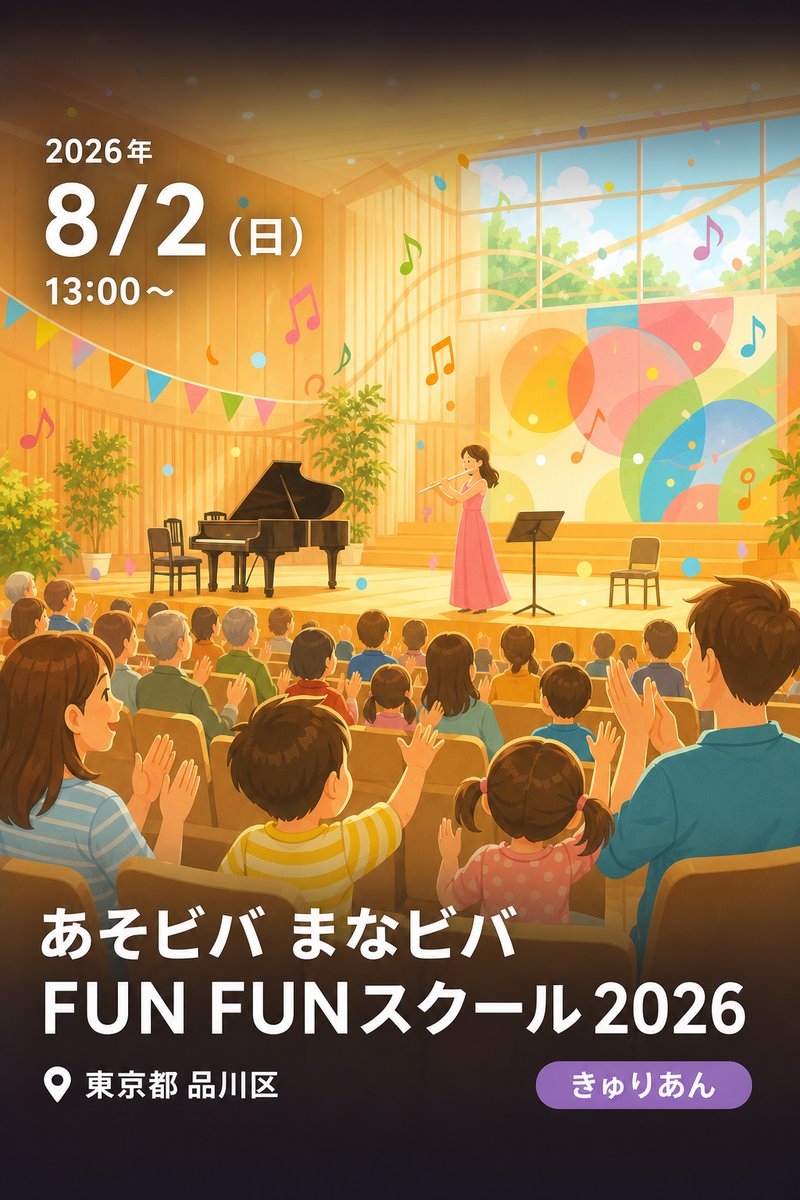 あそビバ まなビバ FUN FUNスクール 2026
