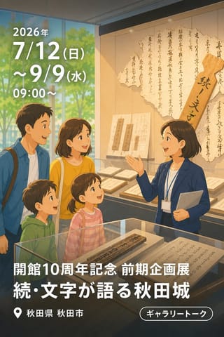 開館10周年記念 前期企画展 続・文字が語る秋田城
