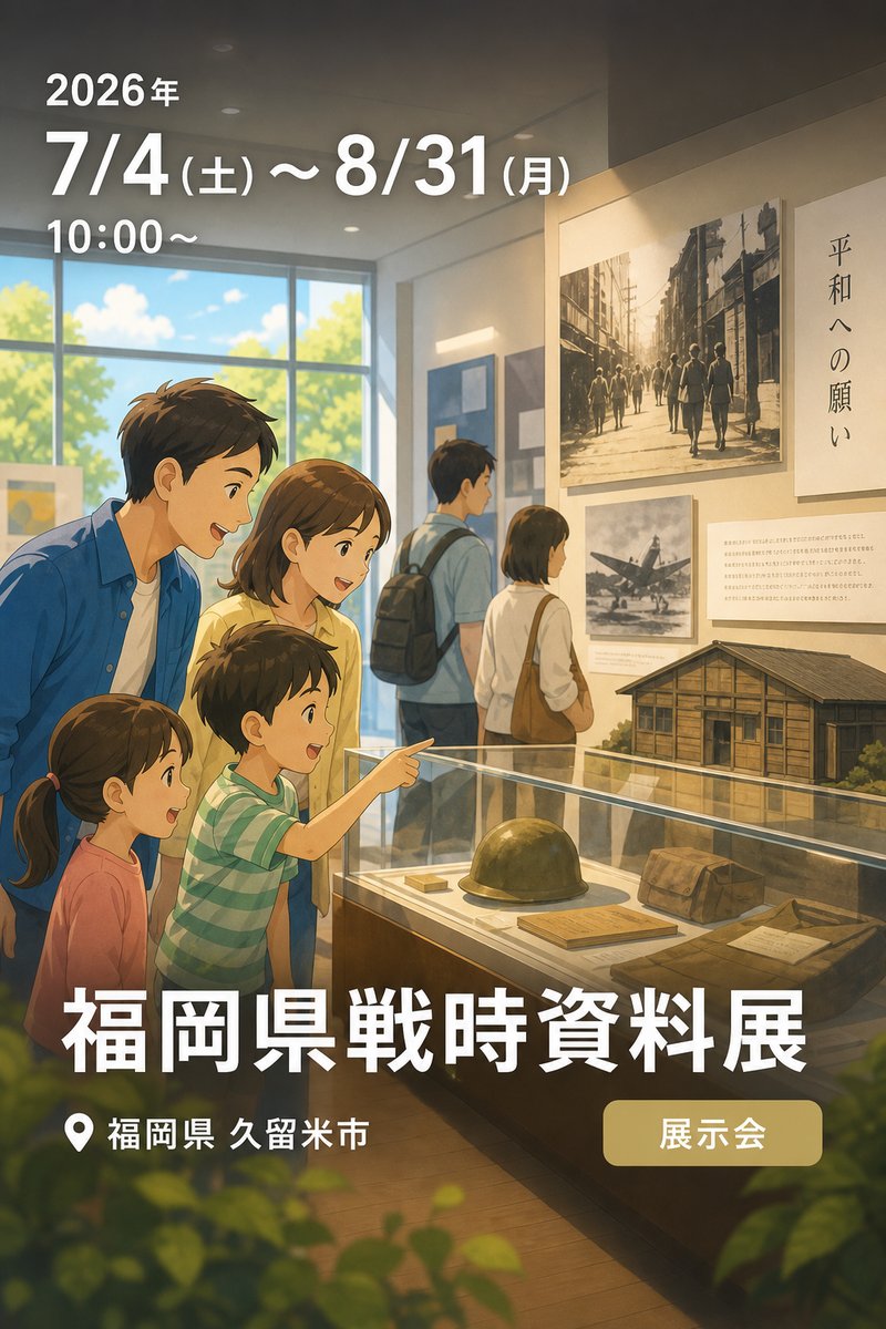 福岡県戦時資料展