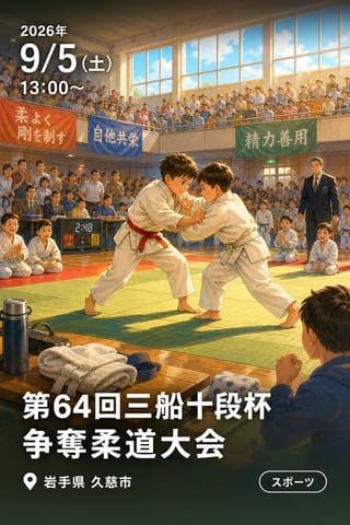 第64回三船十段杯争奪柔道大会