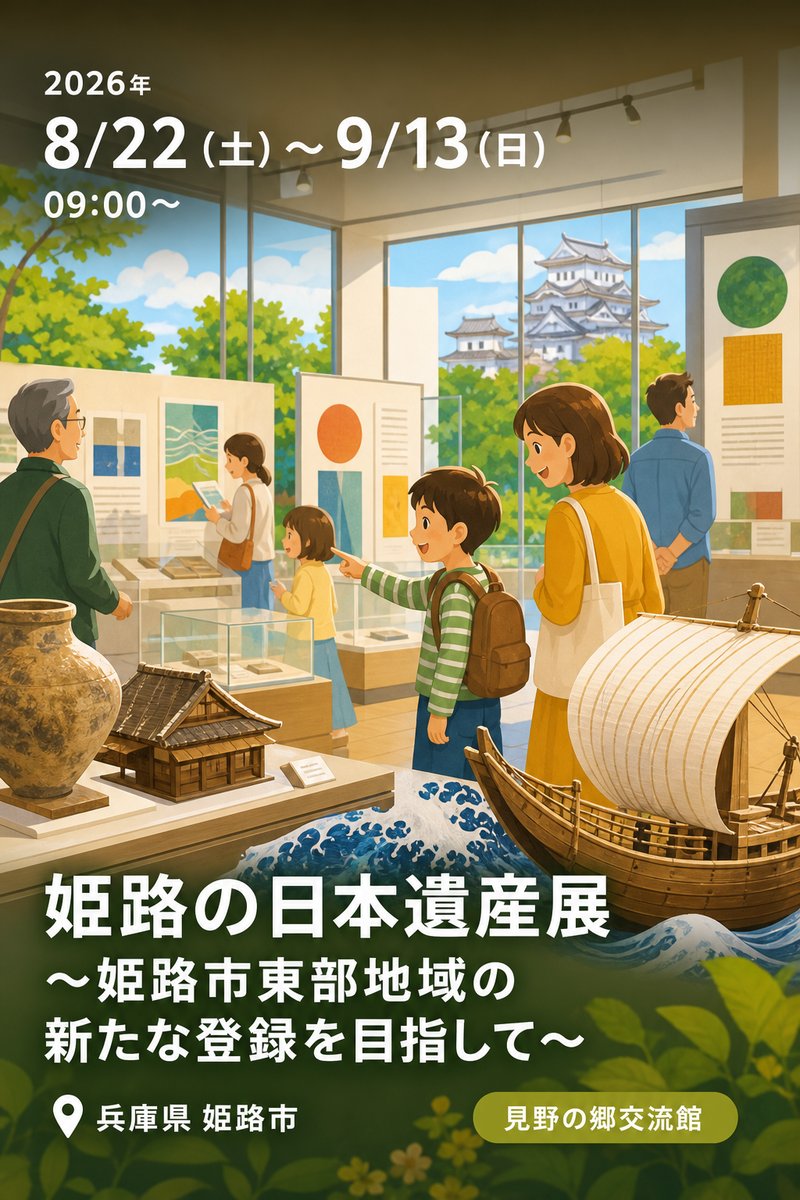 姫路の日本遺産展 〜姫路市東部地域の新たな登録を目指して〜
