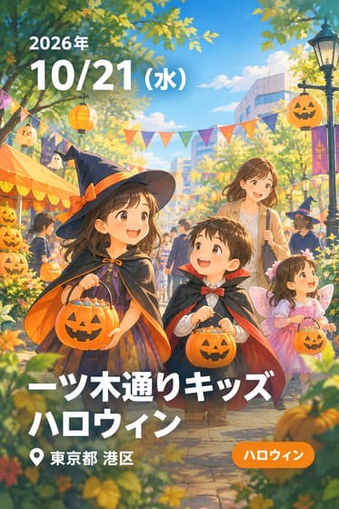 一ツ木通りキッズハロウィン