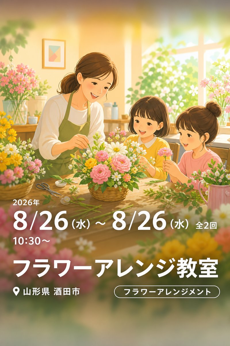 フラワーアレンジ教室