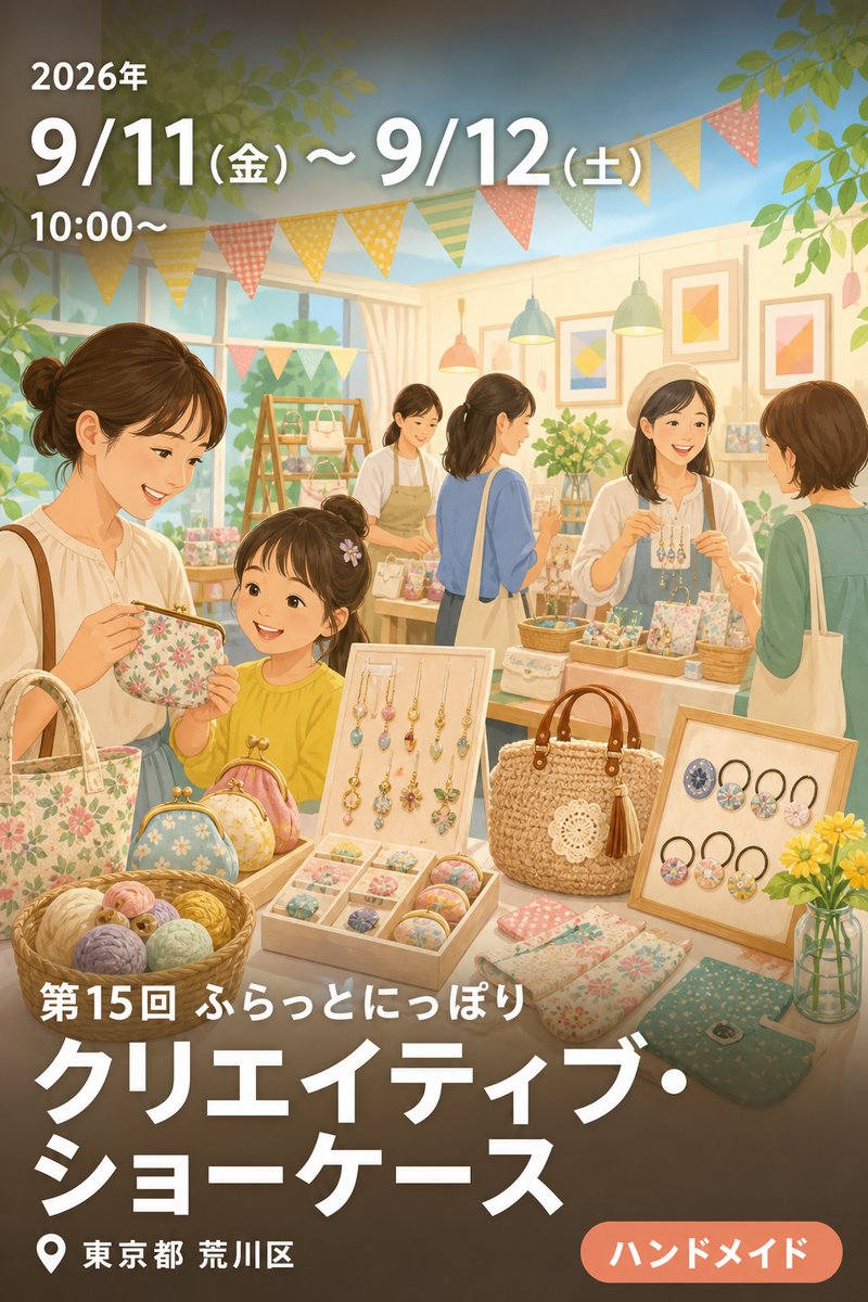 第15回 ふらっとにっぽり クリエイティブ・ショーケース