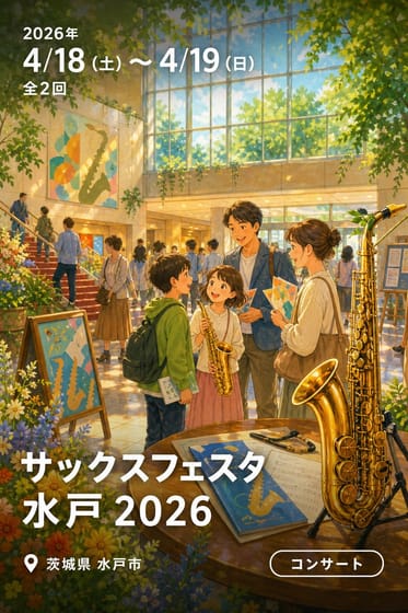 サックスフェスタ水戸 2026