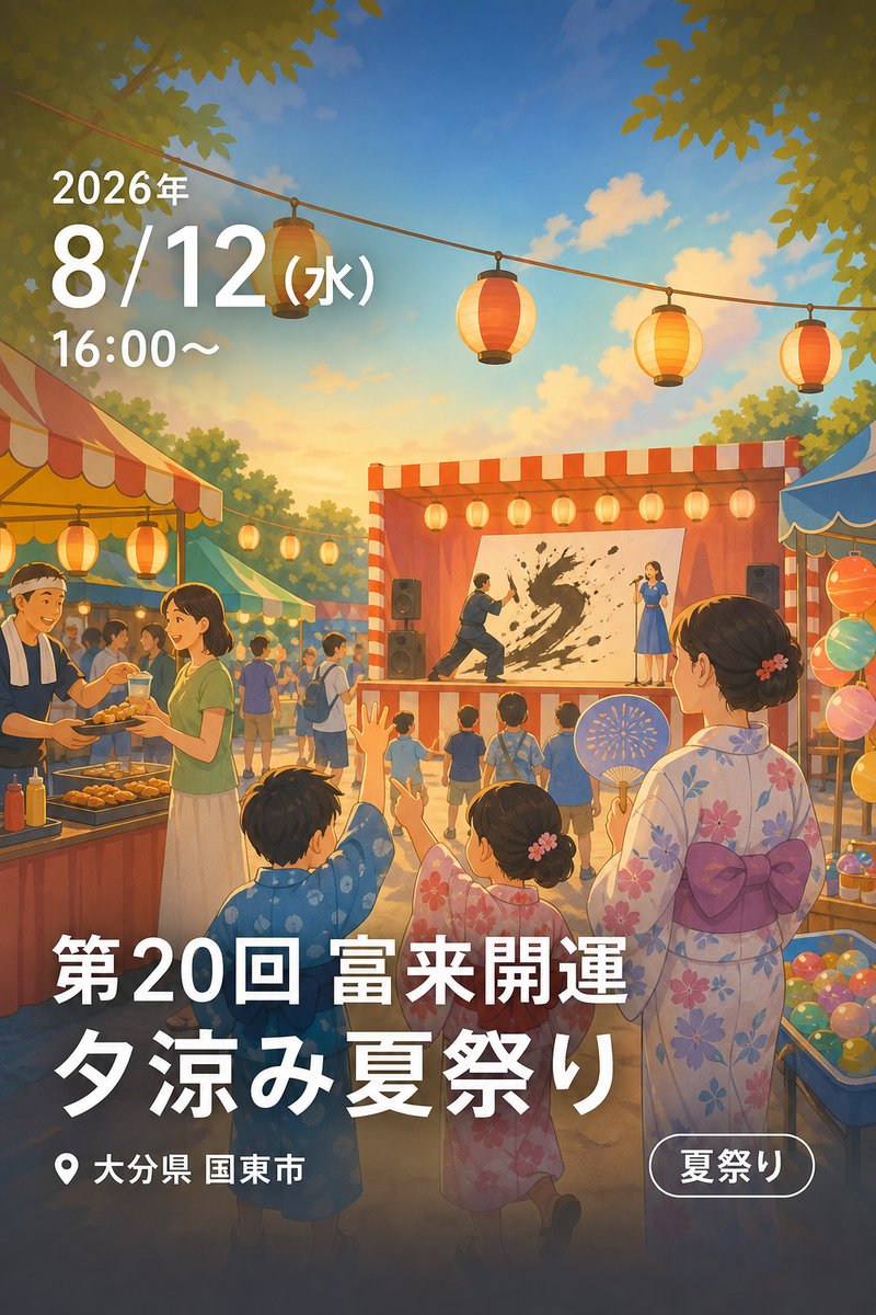 第20回 富来開運 夕涼み夏祭り
