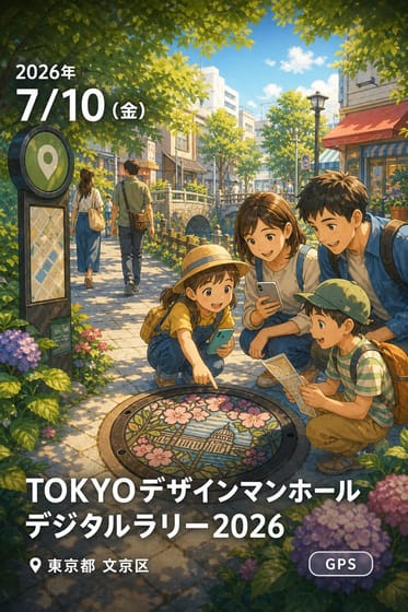 TOKYOデザインマンホールデジタルラリー2026