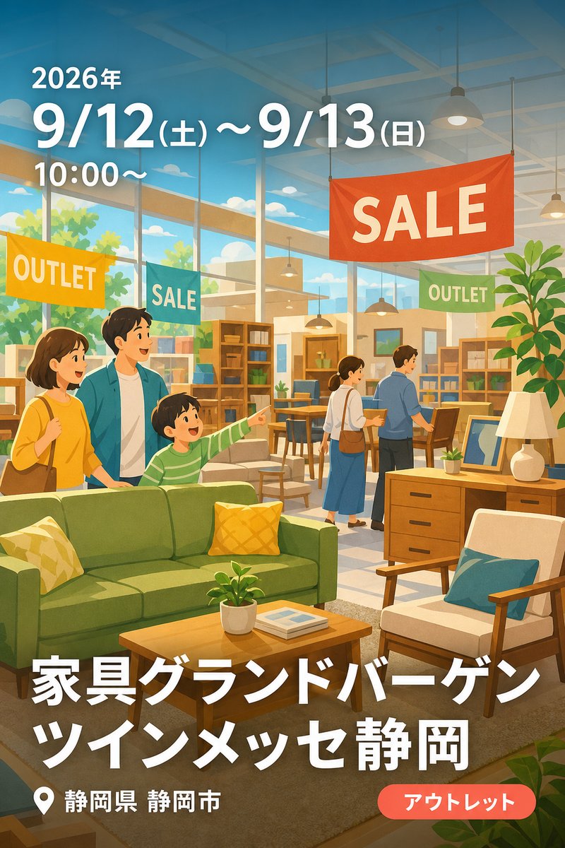 家具グランドバーゲン ツインメッセ静岡