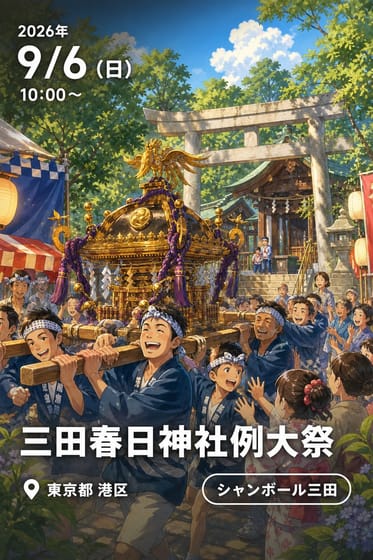 三田春日神社例大祭
