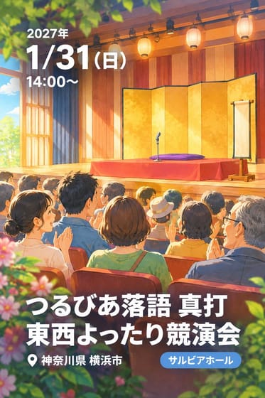 つるびあ落語 真打 東西よったり競演会