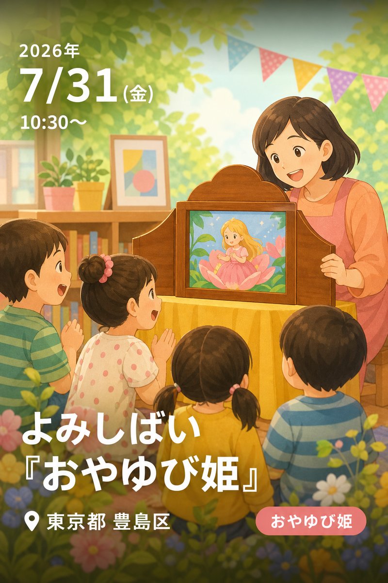 よみしばい『おやゆび姫』