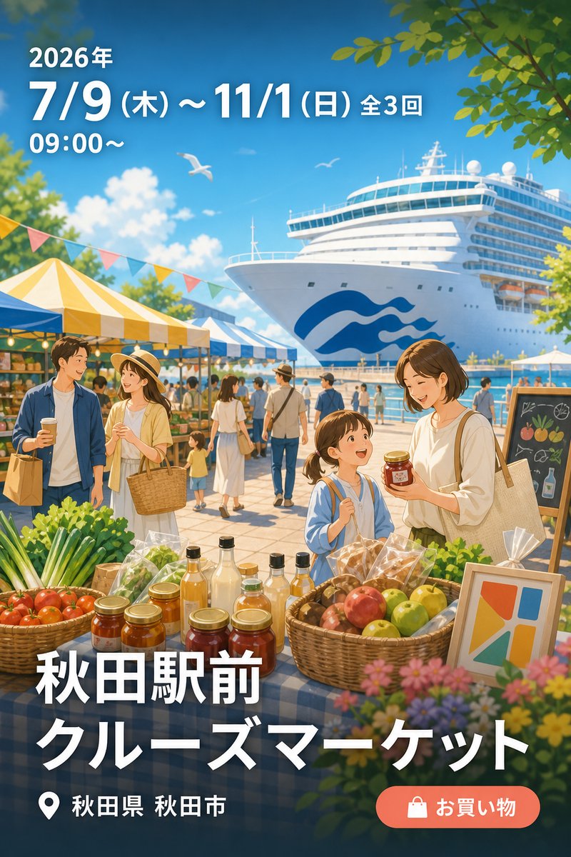 秋田駅前クルーズマーケット