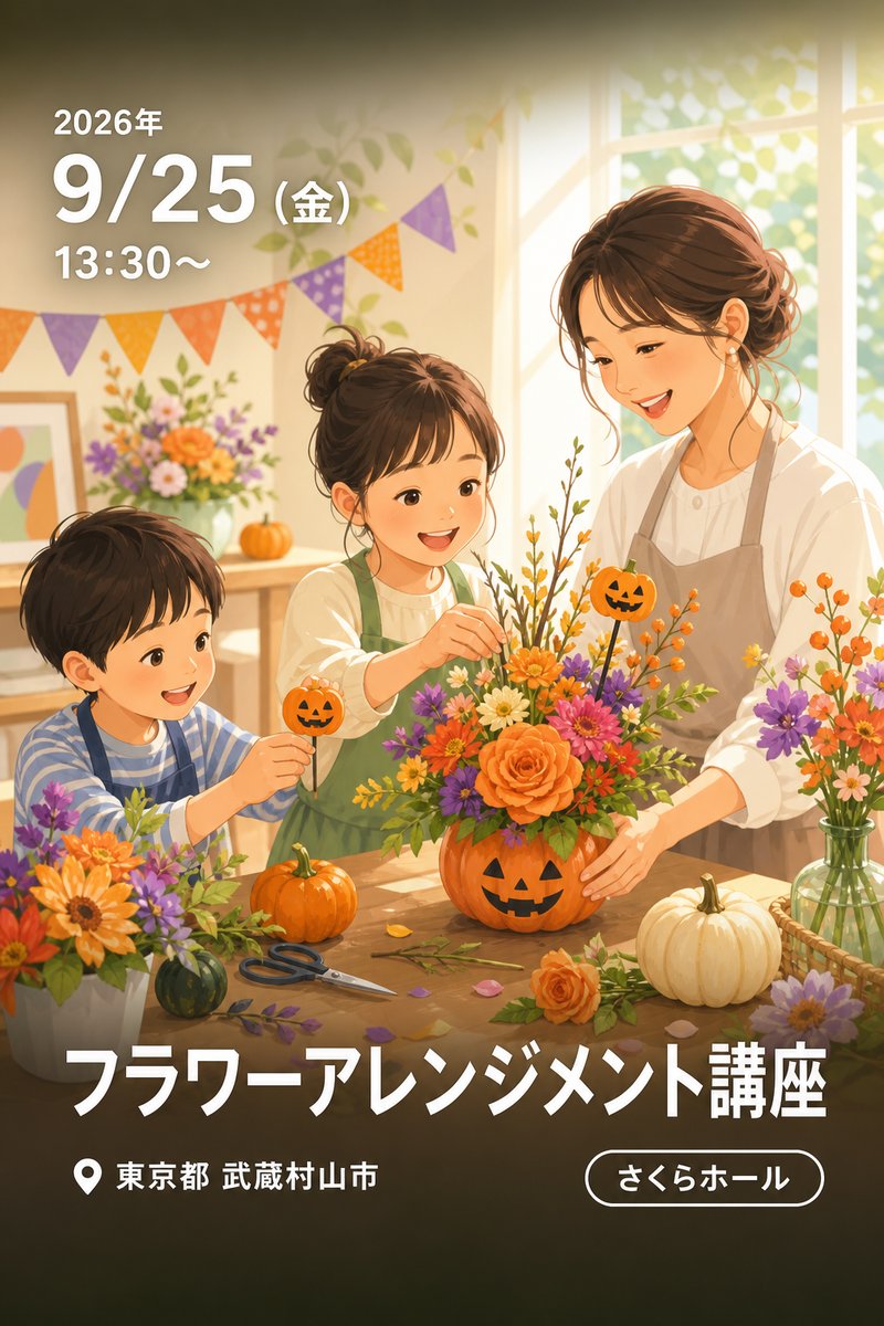 フラワーアレンジメント講座