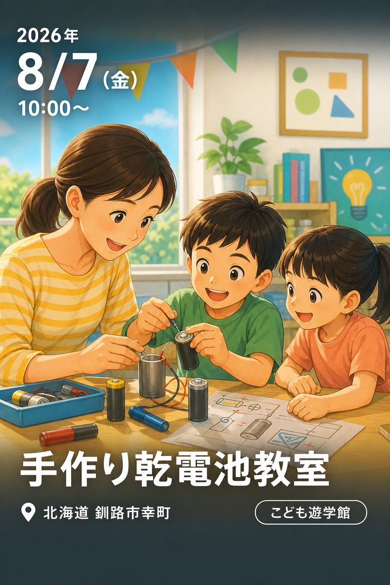 手作り乾電池教室