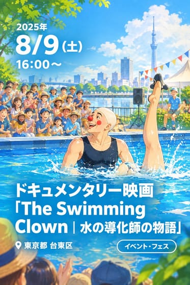ドキュメンタリー映画「The Swimming Clown | 水の導化師の物語」