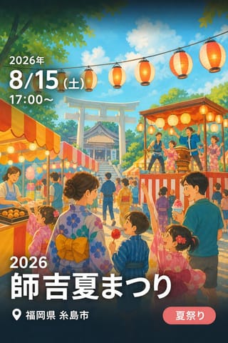 2026 師吉夏まつり
