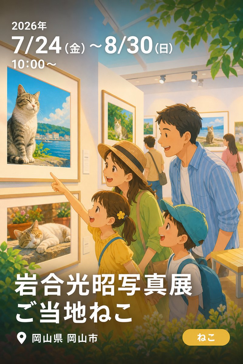岩合光昭写真展 ご当地ねこ