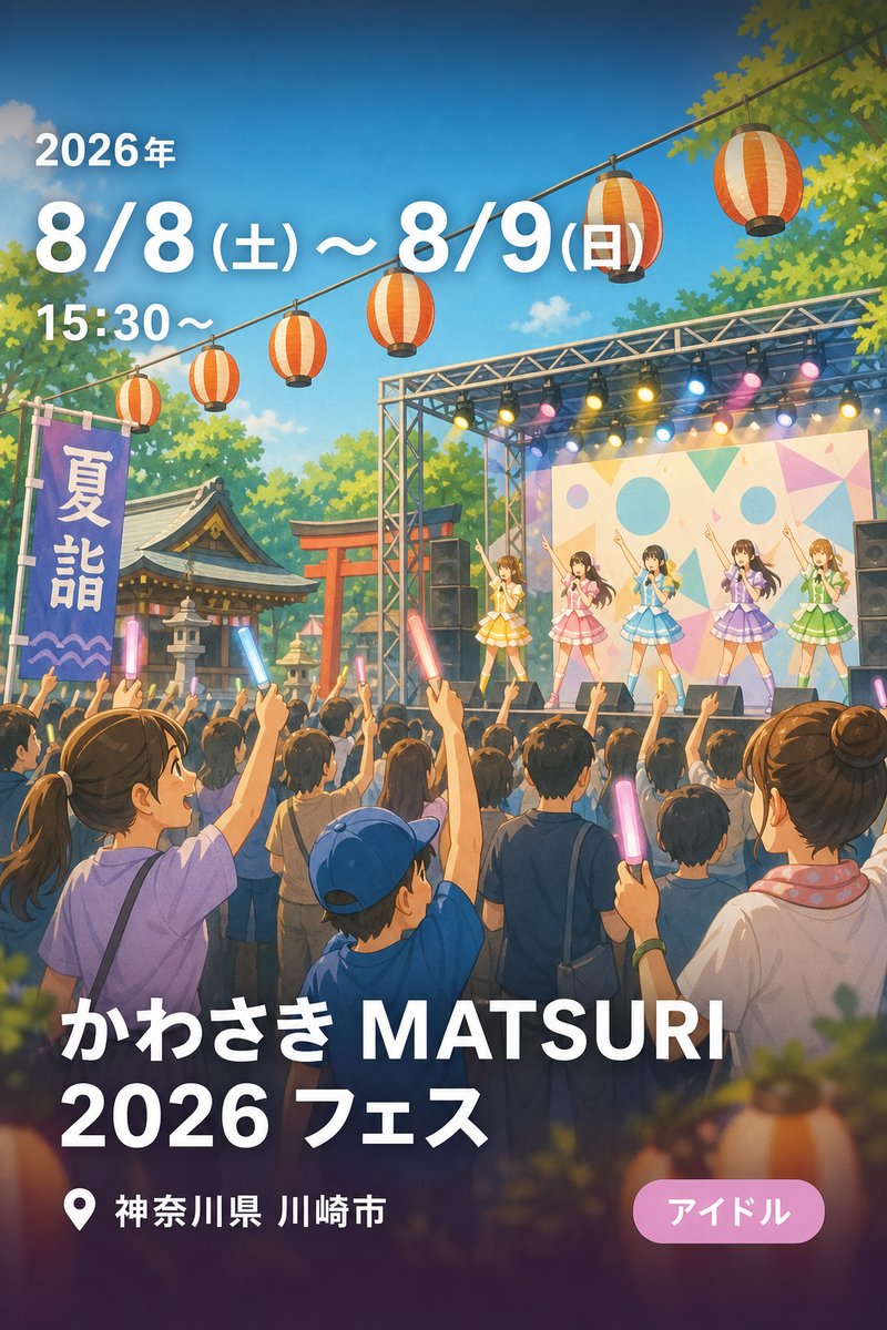 かわさき MATSURI 2026 フェス