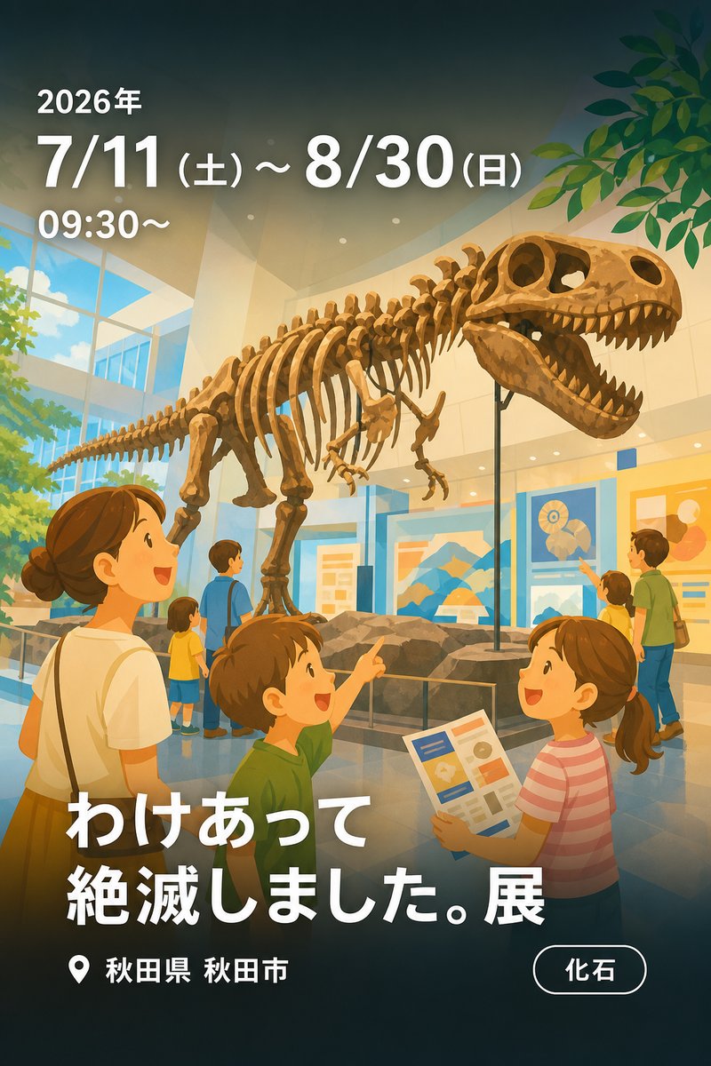 わけあって絶滅しました。展