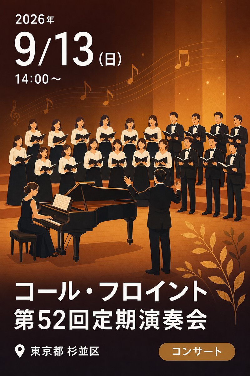 コール・フロイント 第52回定期演奏会 下田 正幸先生 追悼公演