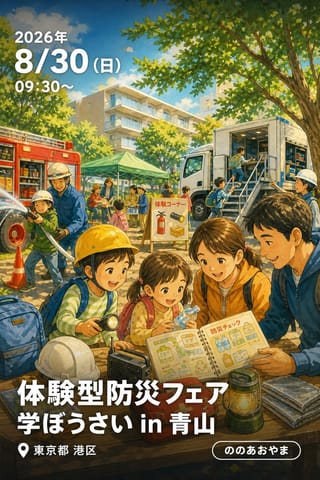体験型防災フェア 学ぼうさい in 青山