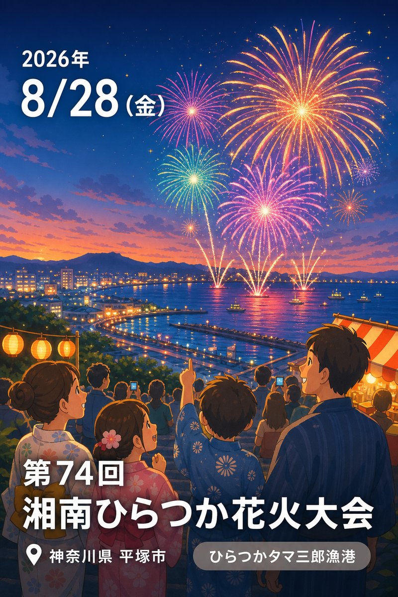 第74回 湘南ひらつか花火大会