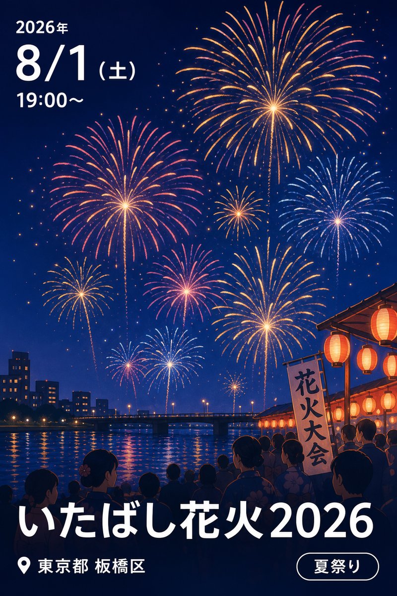 いたばし花火2026