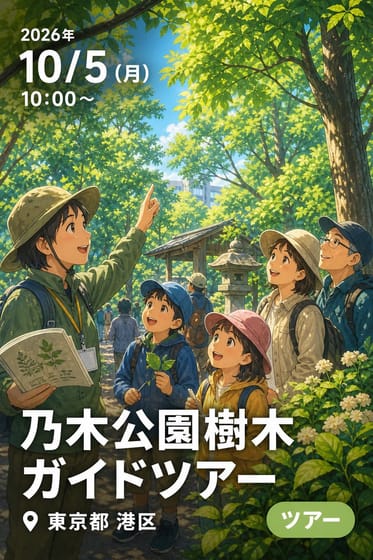 乃木公園樹木ガイドツアー