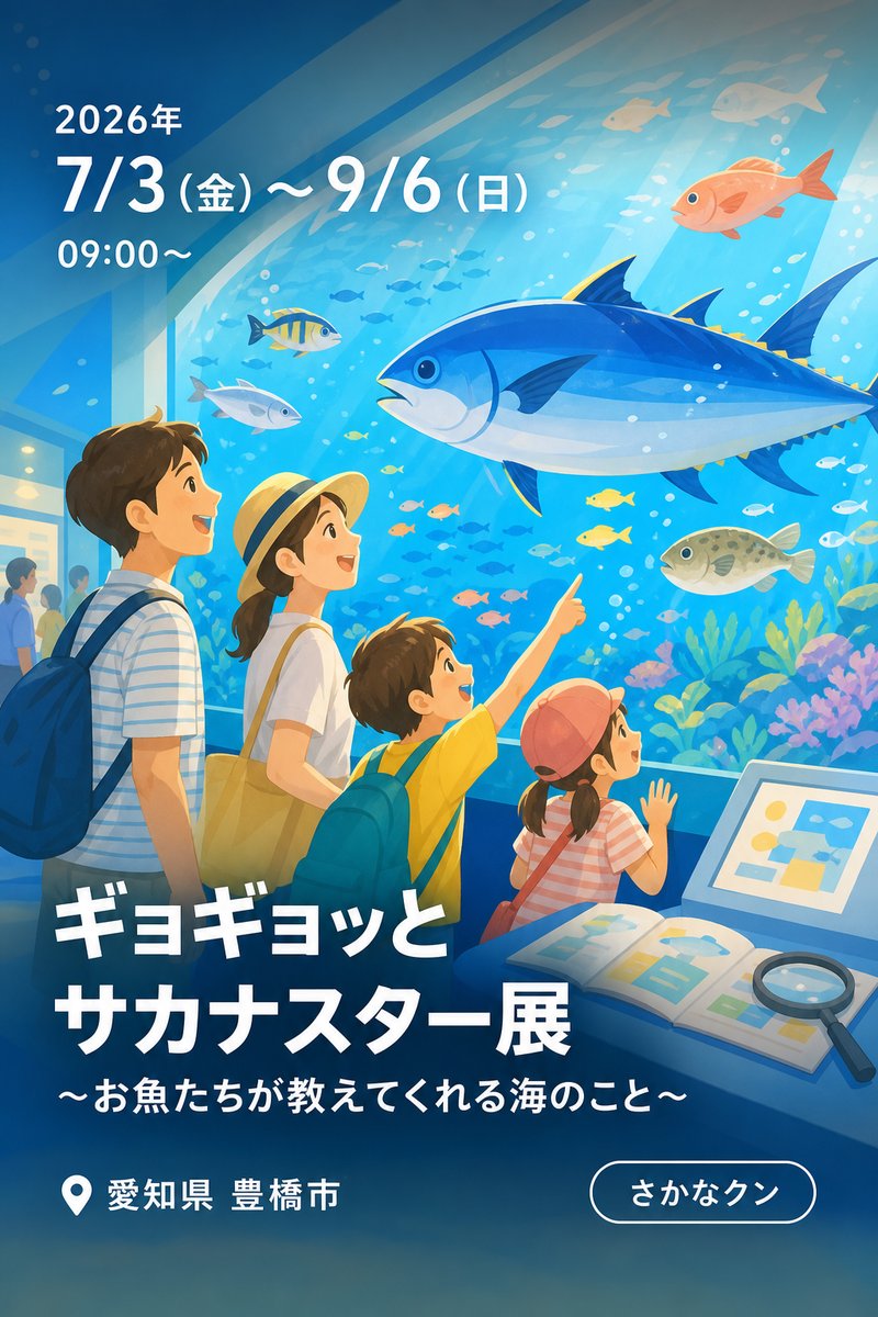 ギョギョッとサカナスター展 〜お魚たちが教えてくれる海のこと〜