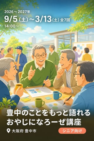 豊中のことをもっと語れる おやじになろーぜ講座